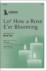 Lo! How a Rose E'er Blooming SATB choral sheet music cover